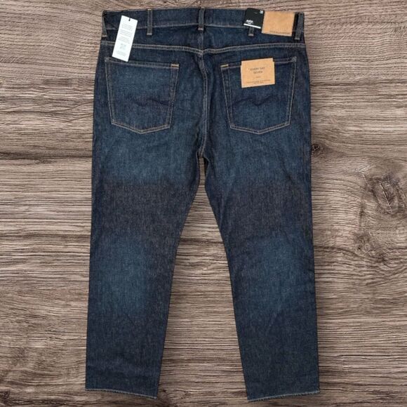 7 For All Mankind Austyn Relaxed Dark Blue Jeans Los Angeles Men’s Size 38 - Picture 2 of 13